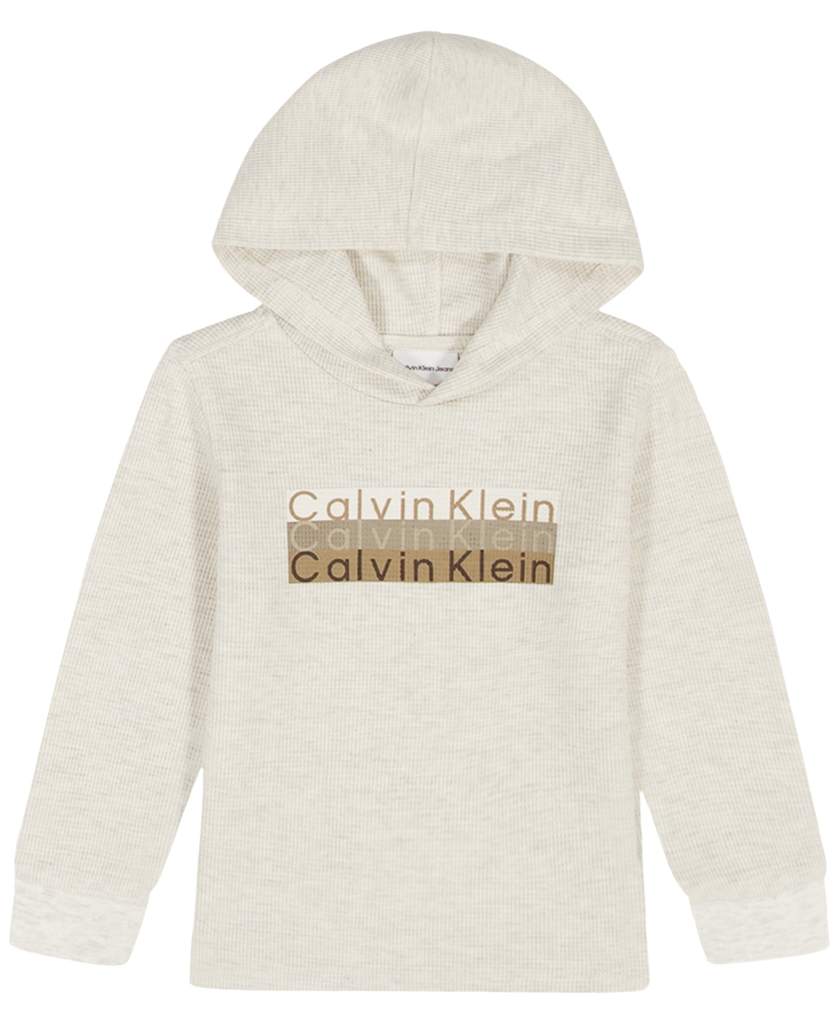 Calvin Klein Boys 2T-7 3-Piece Full-Zip Vest, Hoodie and Joggers Set