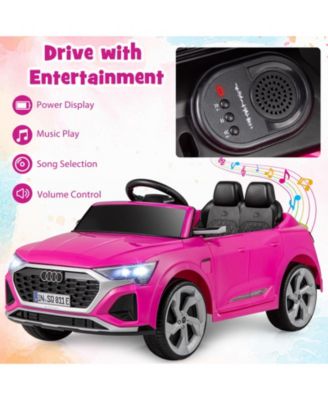 12V Kids Ride on Car Licensed Audi SQ8 with Remote Control and 3 Speeds