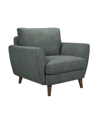 Burnside Contemporary Upholstered Chair, Green