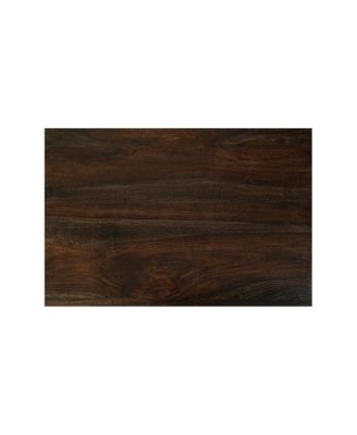 Fall River Solid Sheesham Wood End Table, Gray