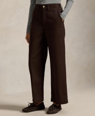 Women's Chino Wide-Leg Pants