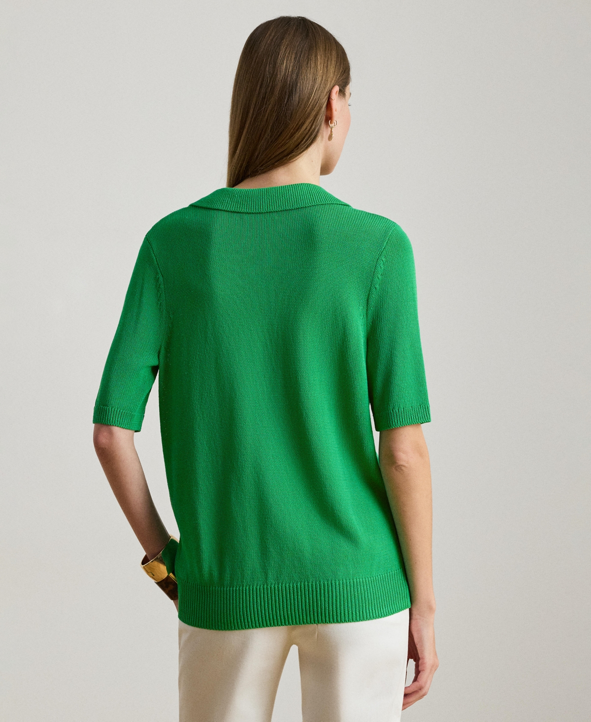 Ralph Lauren Women's Short-sleeve Sweater In Green