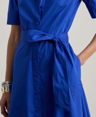 ワンピース Ralph Lauren Washed Cotton Shirtdress 6 Lauren Ralph Lauren Cotton Shirtdress - Macy's