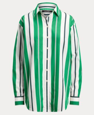 Women's Relaxed Fit Striped Broadcloth Shirt