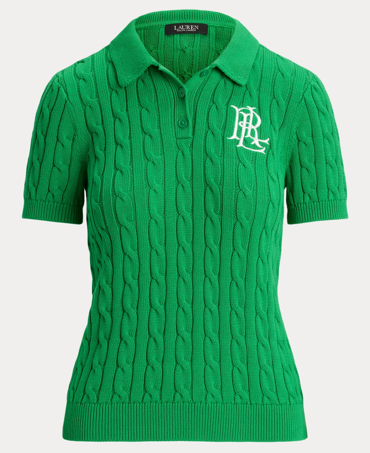 Ralph Lauren Women's Cable-knit Polo Shirt