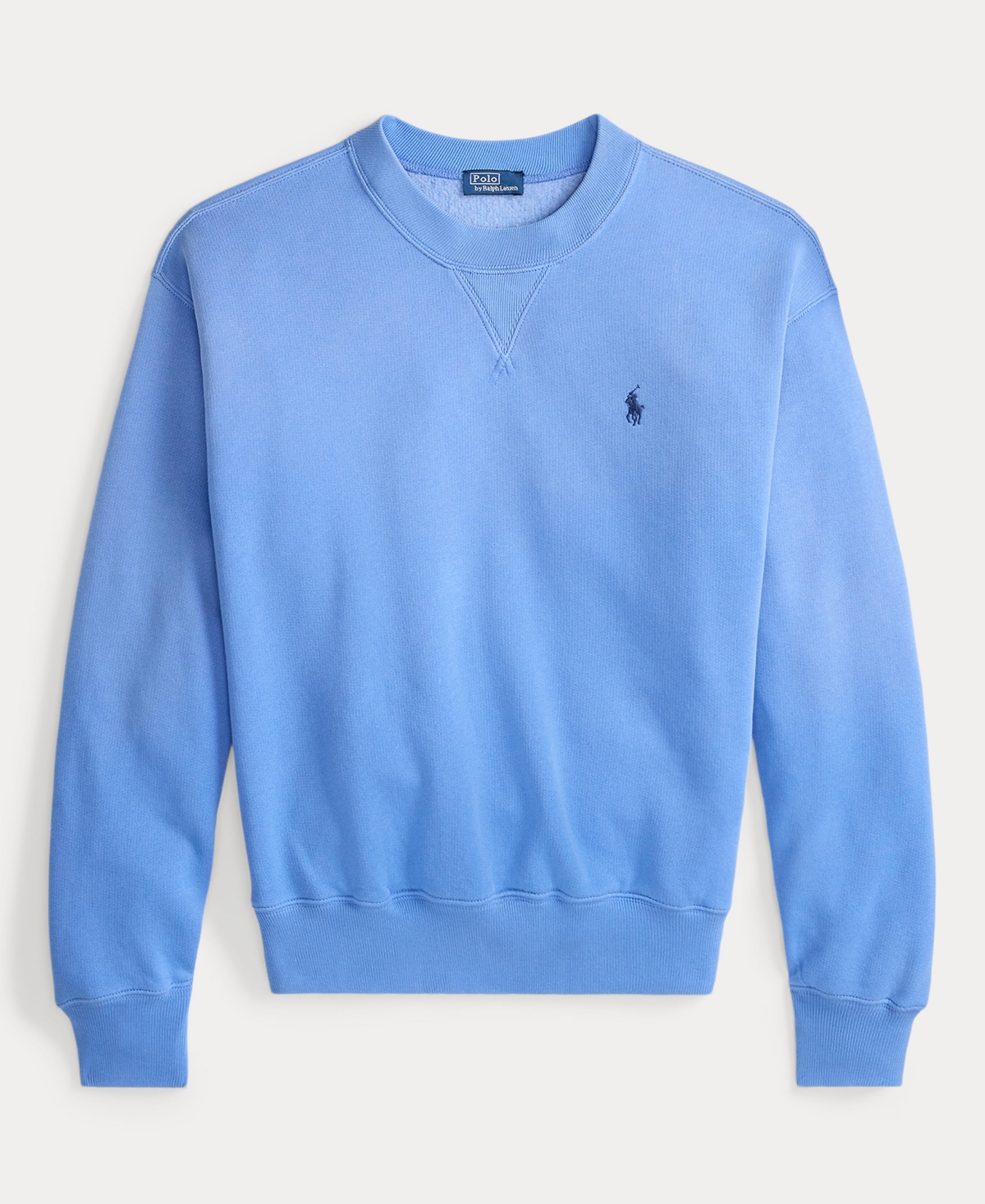 Polo Ralph Lauren Women's Fleece Crewneck Sweatshirt In Blue