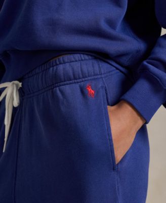 Women's Drawstring Fleece Wide-Leg Sweatpant