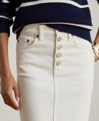 Women's Denim Midi Skirt