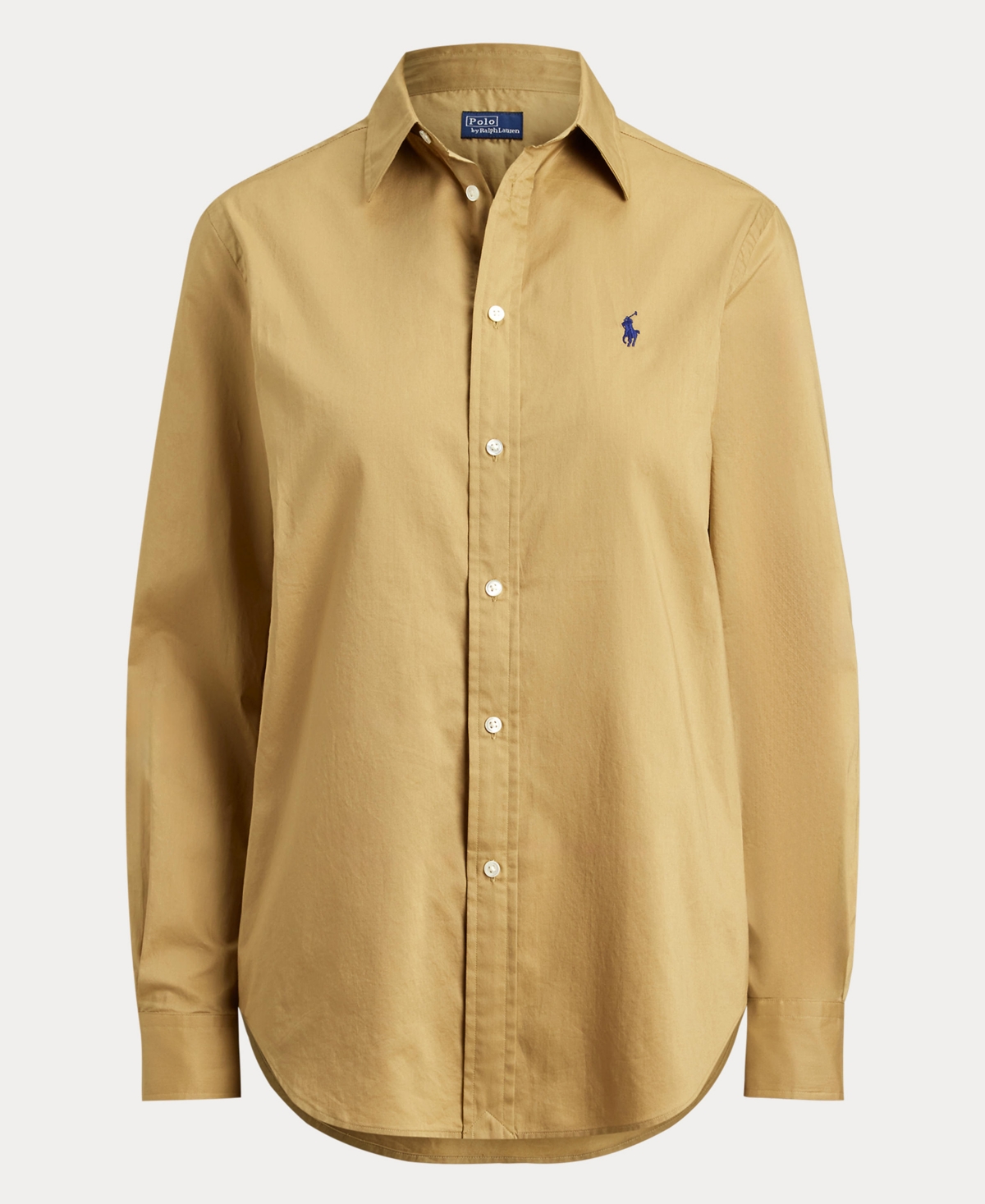 Polo Ralph Lauren Women's Classic-fit Cotton Twill Shirt In Multi