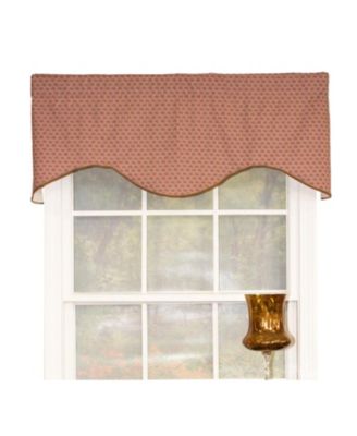 Meadow Cornice 100% Cotton with Fully Lined 3" Rod Pocket Valnance for Windows 50" x 17" Sage