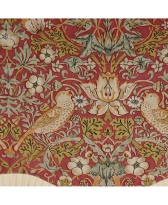 Vivaldi Provence Pleated Ruffle Nature-Inspired Bird Motifs No Header Luxurious Home Decor Valance 50" x 14" Green