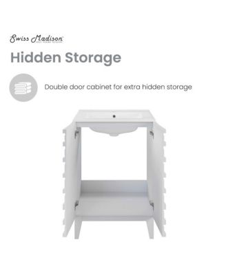 Cascade 24'' Bathroom Vanity in White