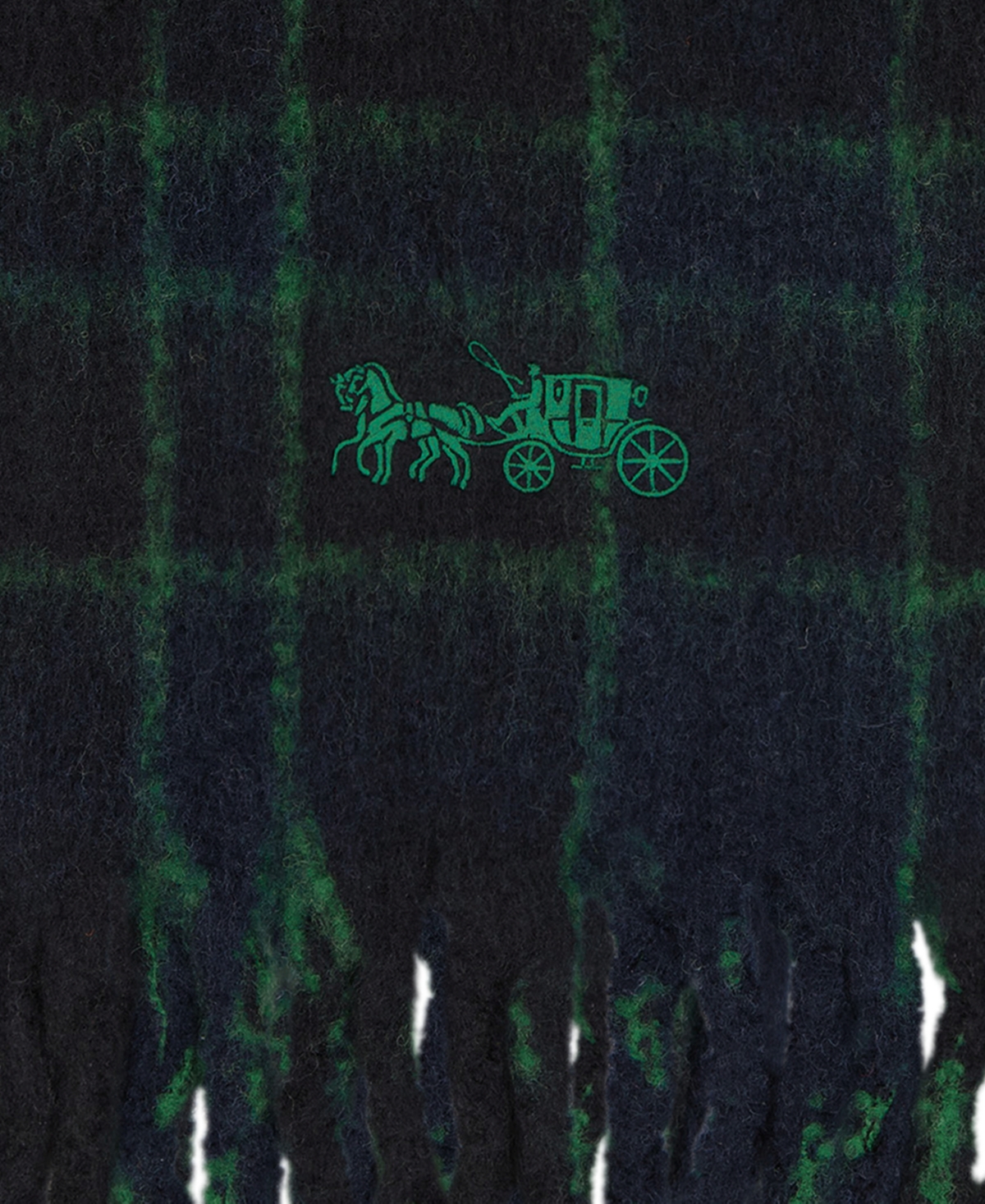 Coach Women's Oversized Classic Plaid Scarf