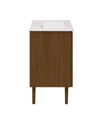 24" MDF Freestanding Bathroom Vanity with 3-Hole Centerset Sink Top
