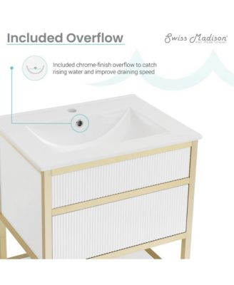 Cache 24" Freestanding Bathroom Vanity with Sink Top