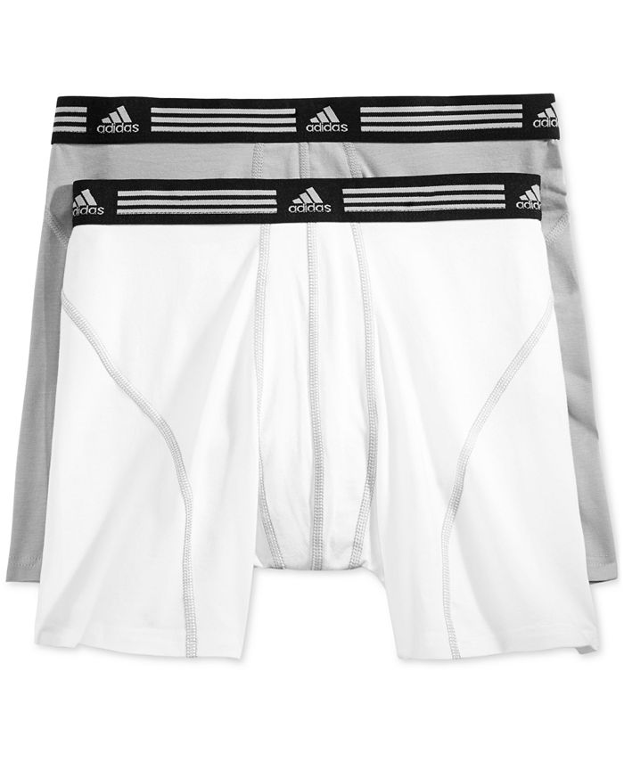 adidas Men's Athletic Stretch 2 Pack Boxer Brief - Macy's