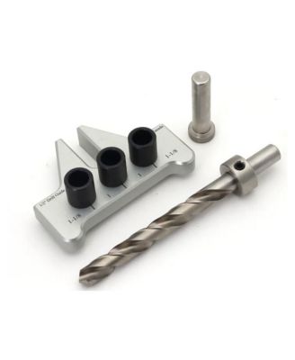 08352 1/2" Precision Dowelling Jig Kit Professional Wood Joinery Tool for Cabinet and Furniture