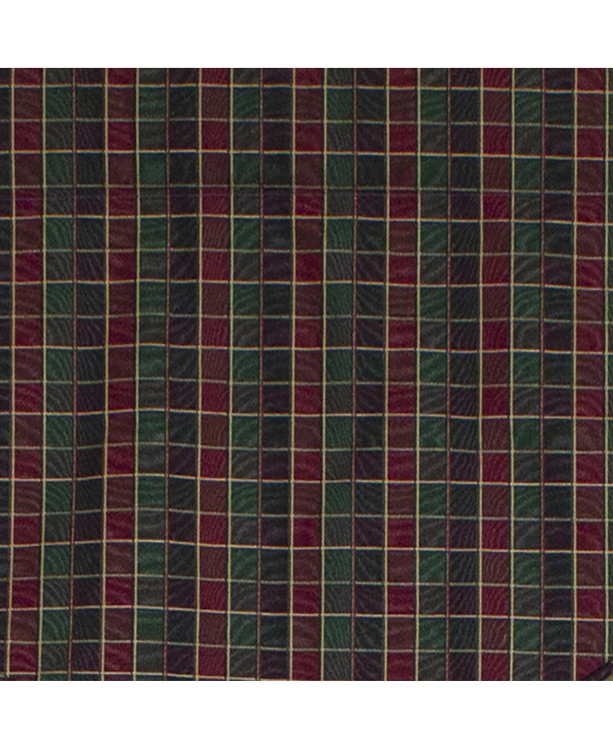 Rlf Home Tammy Corded Cornice 100% Cotton with Fully Lined 3" Rod Pocket Valnance for Windows 50" x 17" Grape