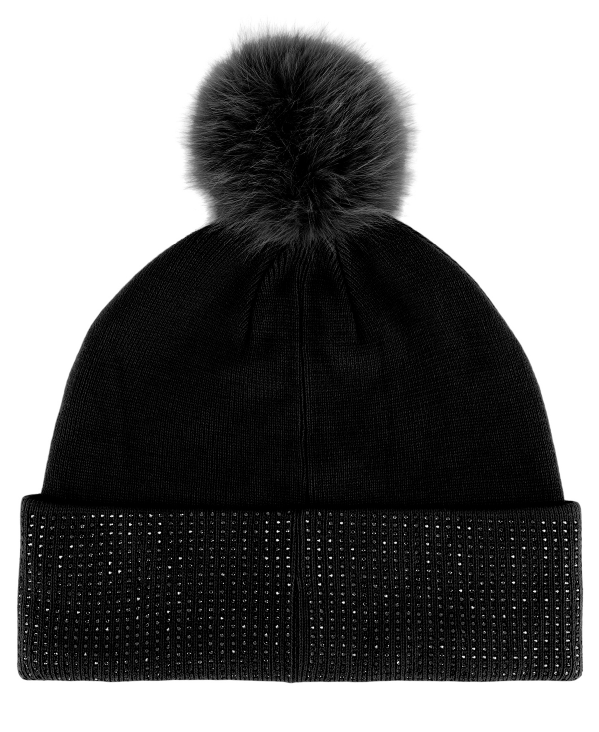 Michael Kors Michael  Women's Fine Crystal Cuff Hat In Black