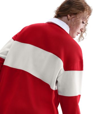 Women's Long-Sleeve Graphic Polo Top