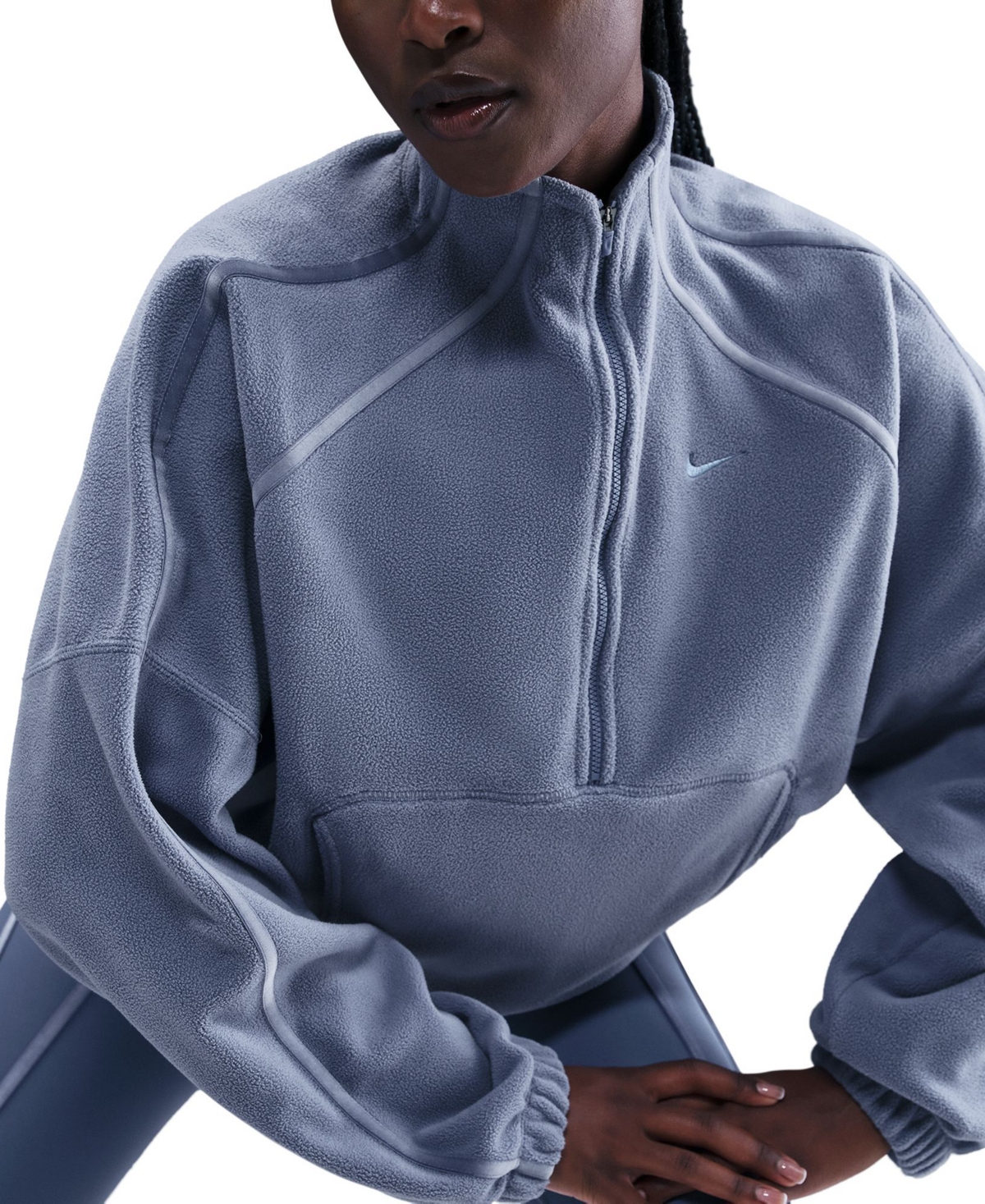 Nike Women's Therma-Fit Oversized Half-Zip Top