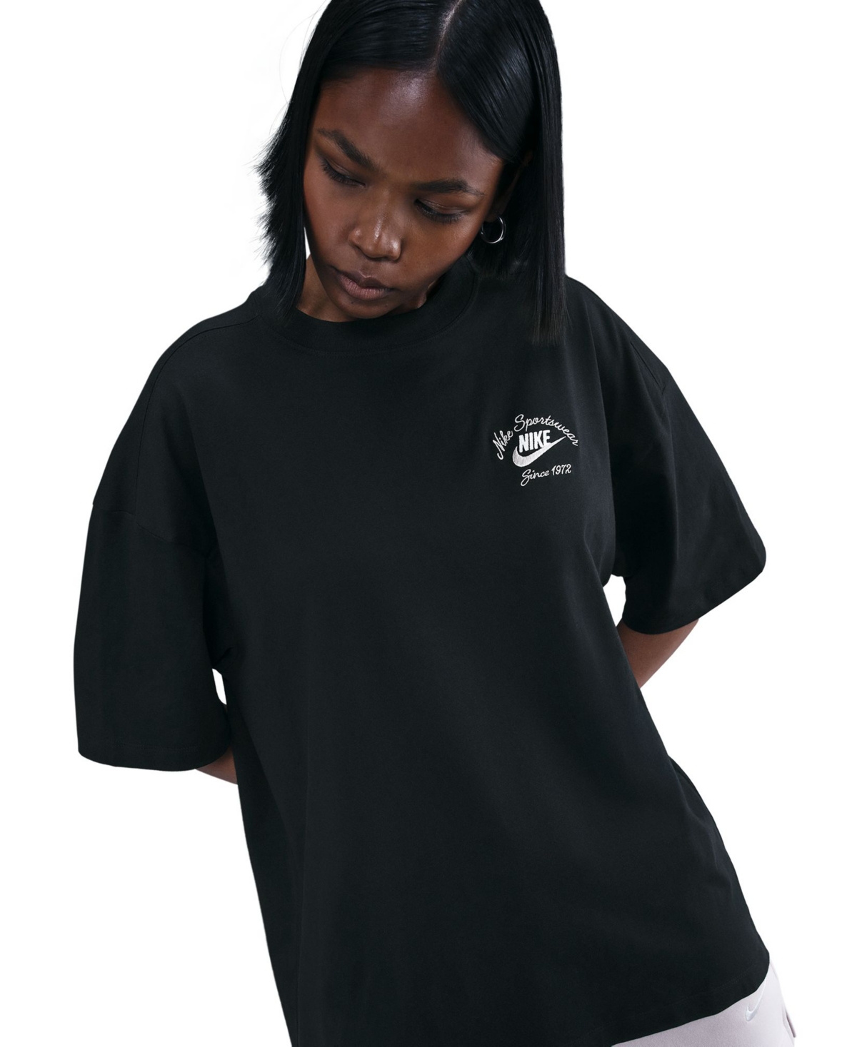 Nike Women's Sportswear Oversized T-shirt In Black
