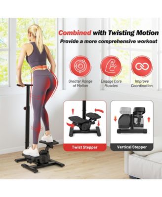 Steppers for Exercise Twist Stair Stepper Workout Equipmen