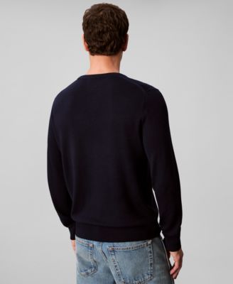 Men's Merino Wool Blend Crewneck Sweater