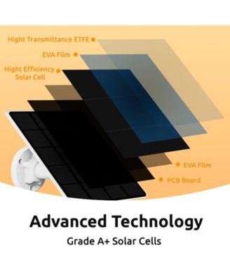 Wireless Security Camera S4 and Solar Panel Charger Bundle No Subscription Required