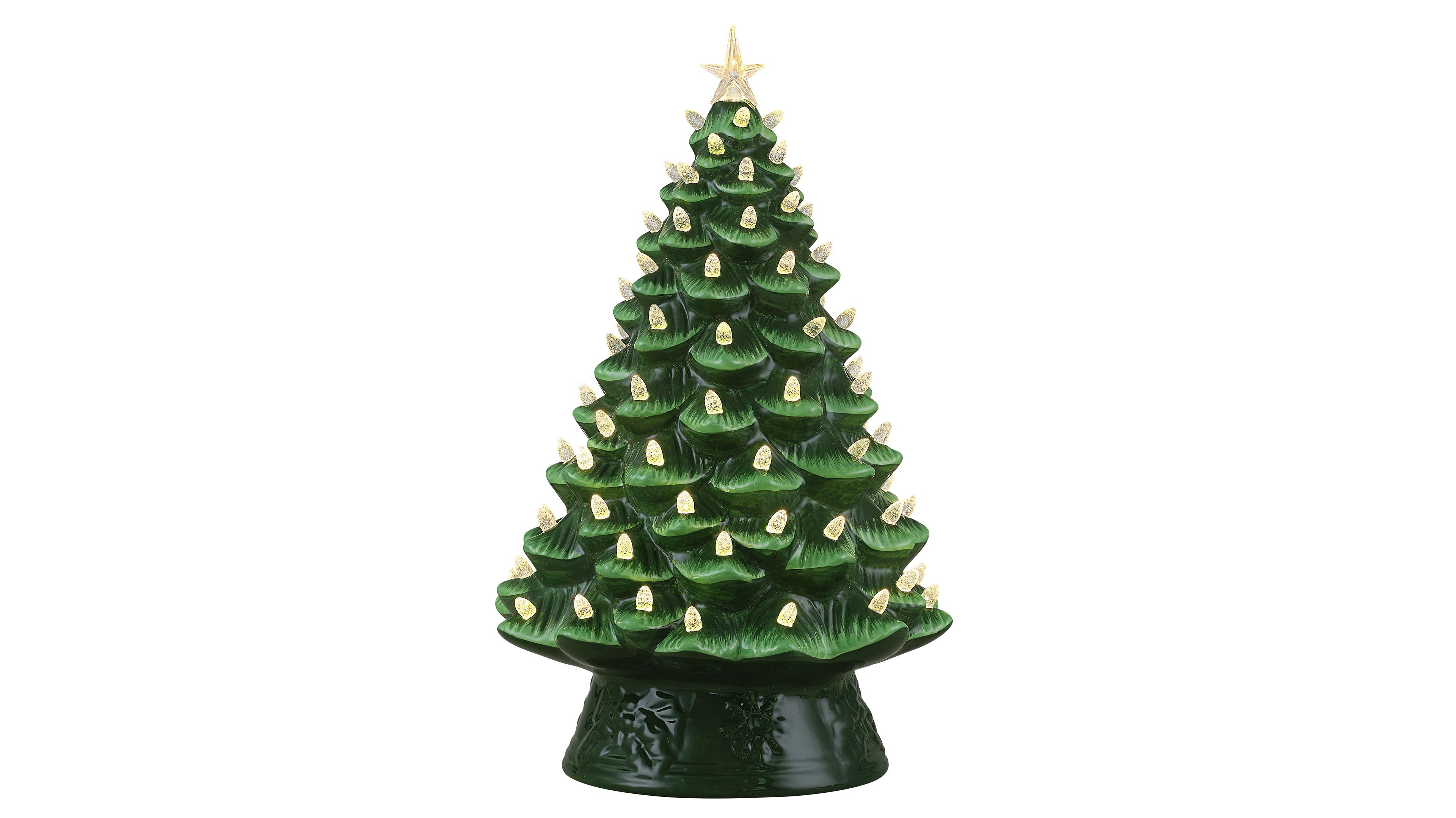 Mr. Christmas 18 " Nostalgic Ceramic Tree with White Lights