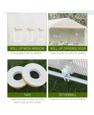 20x10x7ft Heavy Duty Walk-in house Outdoor Plant Vegetables Grow