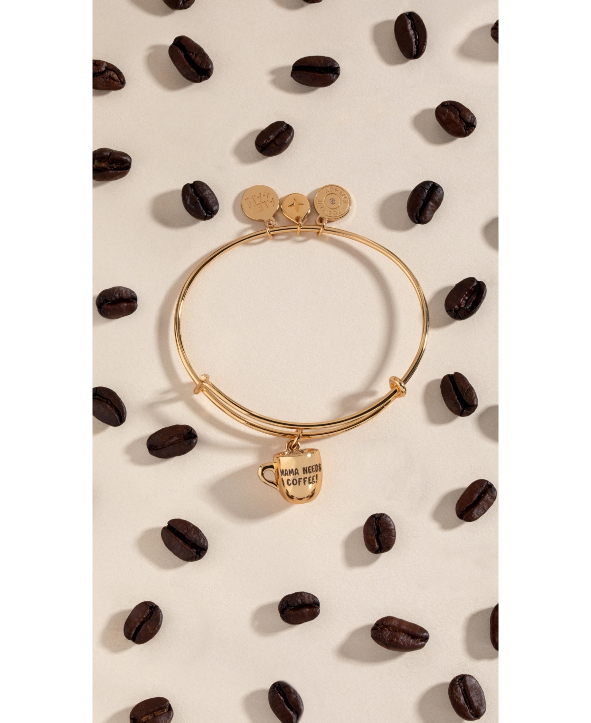 'Mama Needs Coffee' Charm Bangle