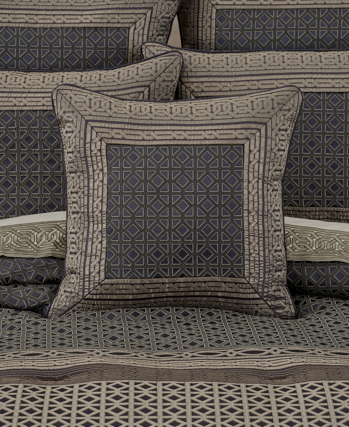 J Queen New York Alaro Geometric Decorative Pillow, 20" x 20"