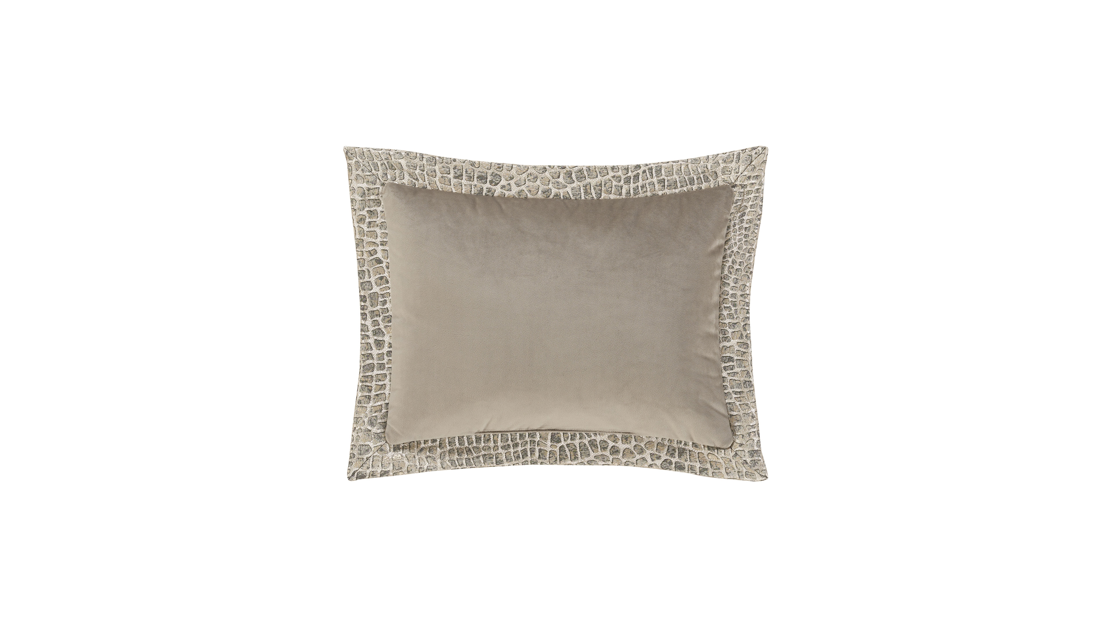 J Queen New York Habitat Embossed Boudoir Decorative Pillow, 12" x 16"