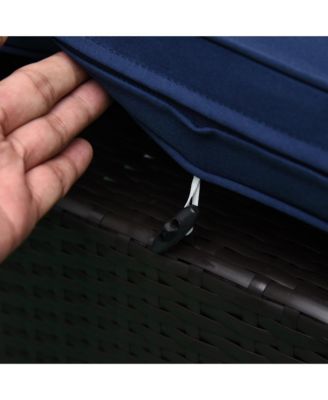 7pc Sectional Wicker Patio Furniture,