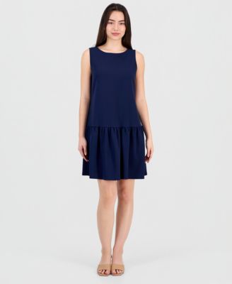 Women's Drop-Waist Shift Dress