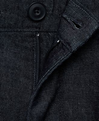 Men's Dark Wash Straight Fit Jeans