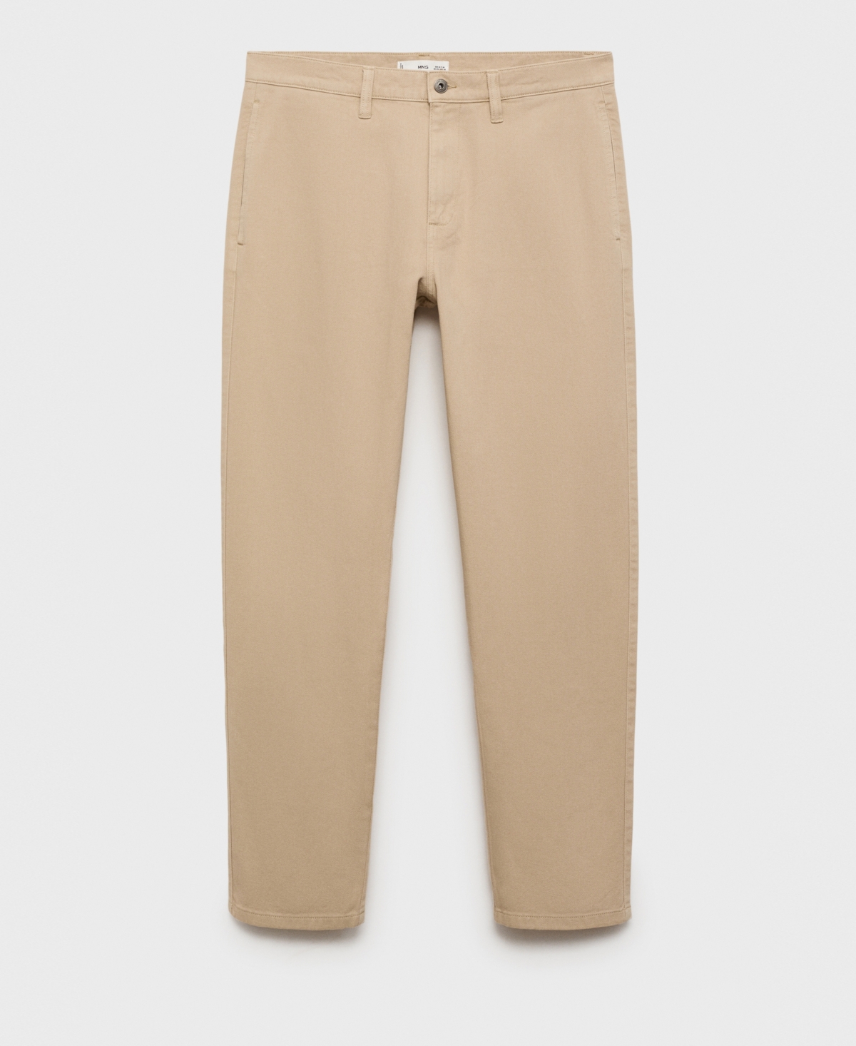 Mango Men's Regular Fit Cotton Jeans In Sand