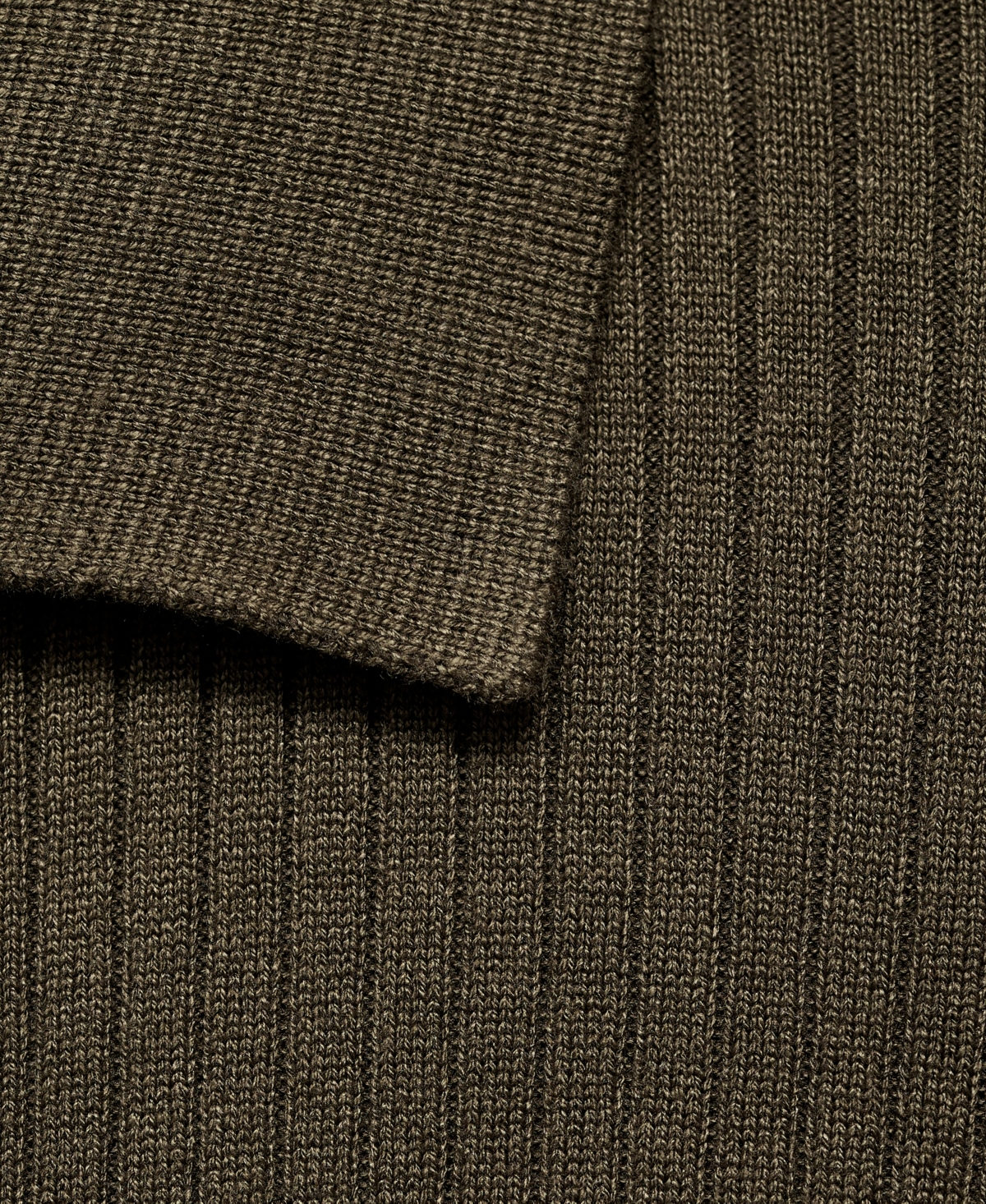 Mango Men's Ribbed Knit Cardigan