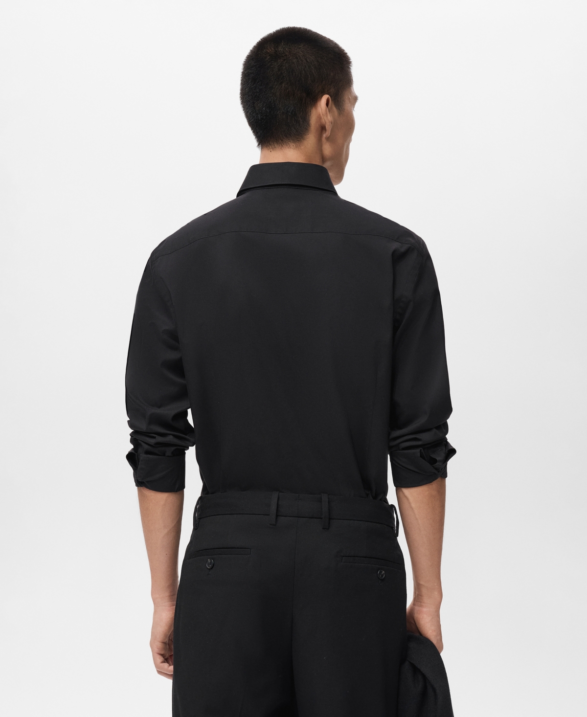 Mango Men's Cotton Slim-Fit Shirt