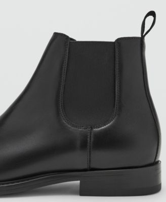 Men's Polished Leather Chelsea Boots