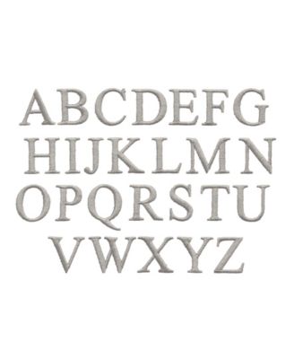 Bookman Font Monogrammed Luxury 100% Turkish Cotton Novelty 2-Pc Hand Towels, 16" x 30"