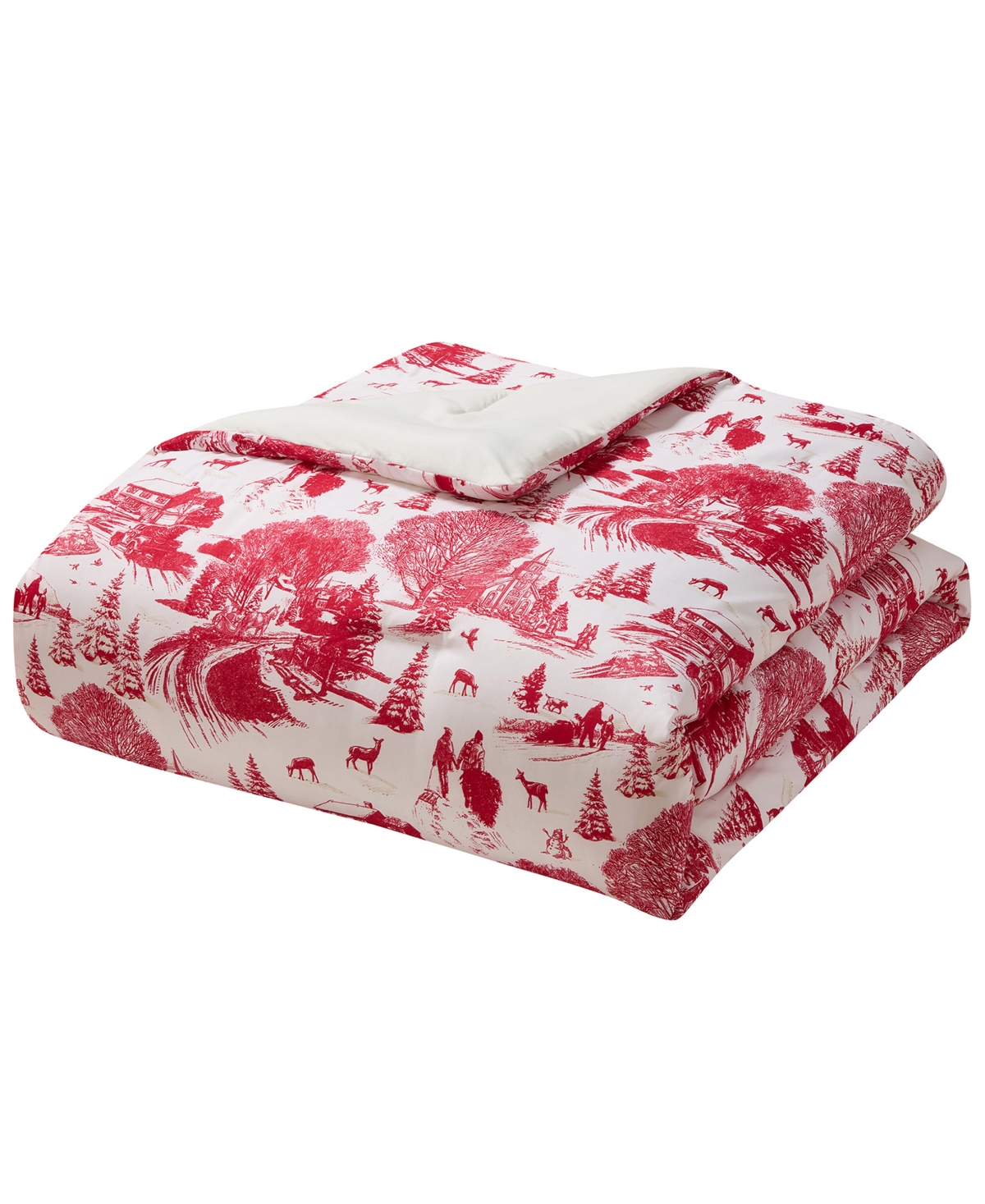 Hallmark Toile Holiday 4-Pc. Comforter Set