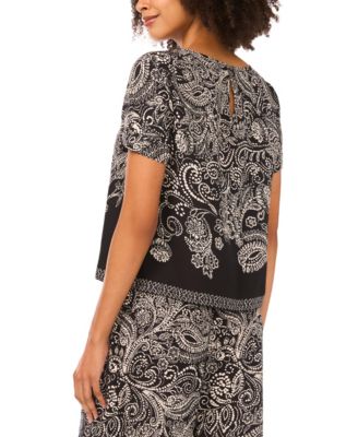 Women's Printed Short-Sleeve Top