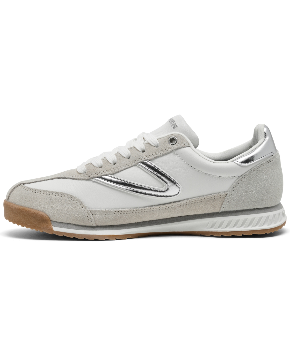 Tretorn Women's Rawlins 2.0 Metallic Casual Sneakers From Finish Line In White