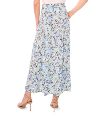 Women's Pull-On Seamed Midi Skirt