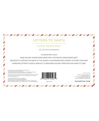 Holiday Letters to Santa Candy Bento Box, 2 Piece
