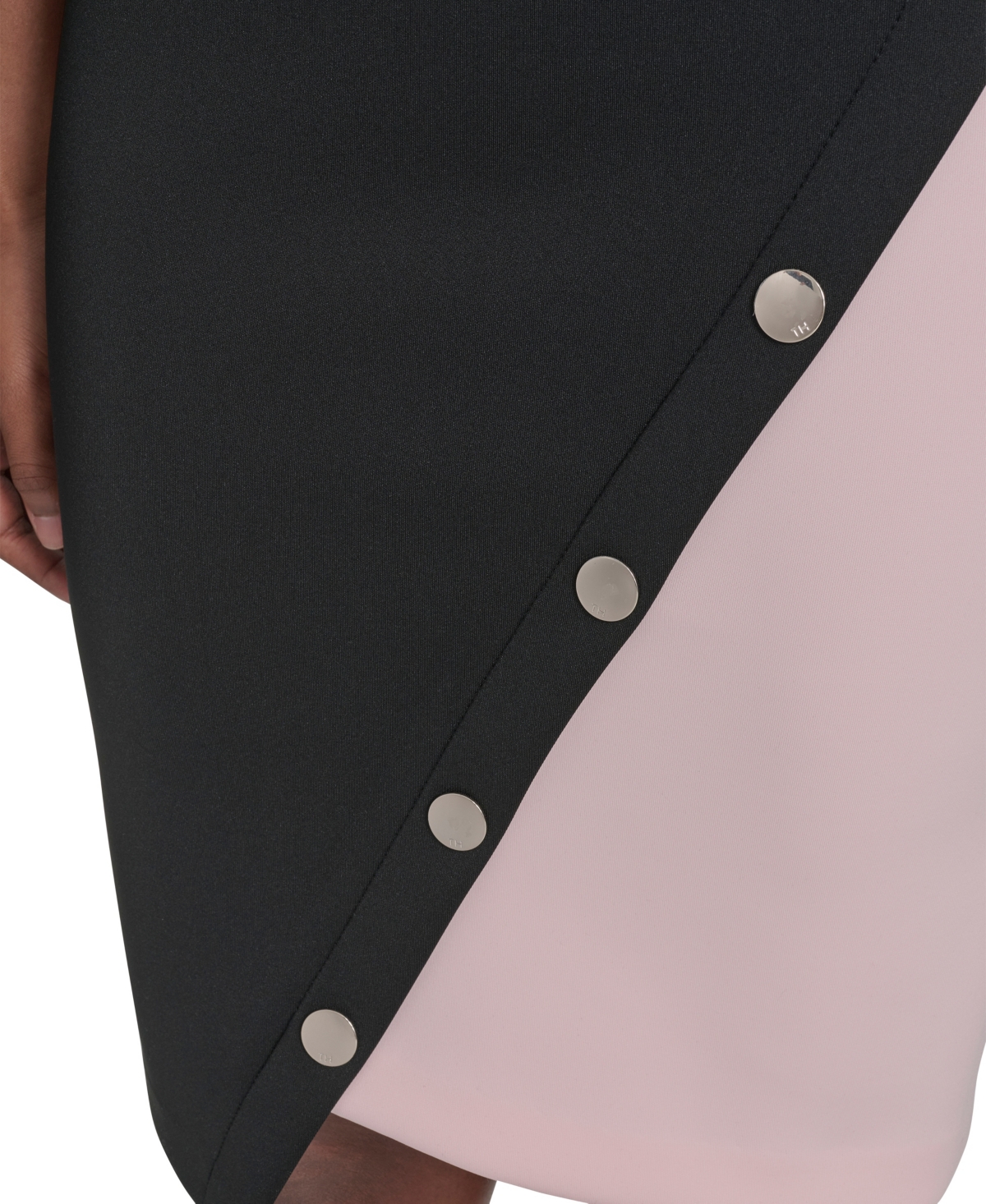 Tommy Hilfiger Women's Color-Blocked Asymmetric Dress