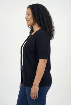 Plus Size Within Perfect Elbow - Length Sleeve Cardigan Sweater