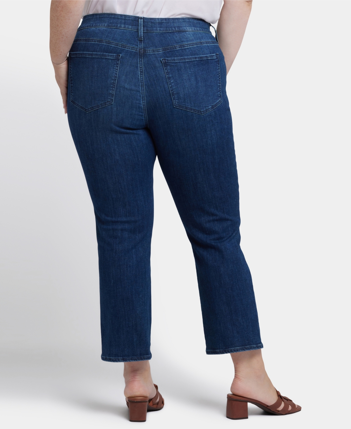 Nydj Plus Marilyn Straight Ankle Jeans